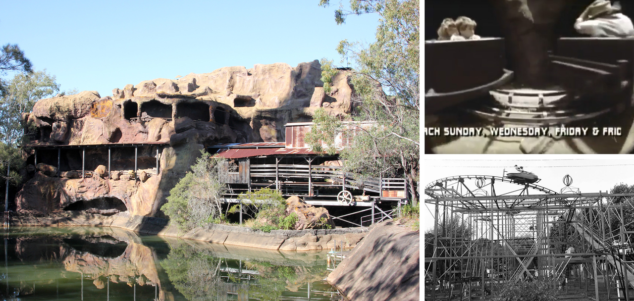 Dreamworld's Eureka Mountain Mine Ride a roller coaster dating back to