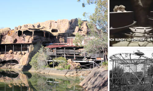 Dreamworld's Eureka Mountain Mine Ride: a roller coaster dating back to the 1950s