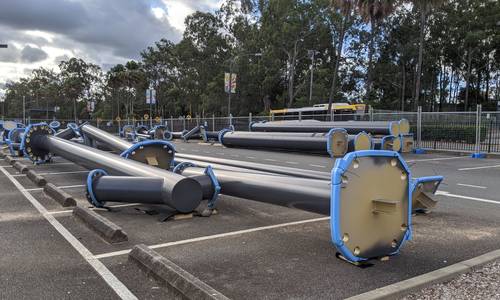 New roller coaster parts arrive as Dreamworld sits in lockdown