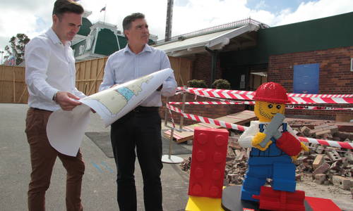 Construction of Australia's first LEGO Store underway at Dreamworld