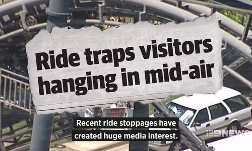 Movie World tackles ride stoppages in latest safety video