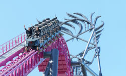 The first riders braved DC Rivals HyperCoaster on Saturday. DC Rivals HyperCoaster is now open for preview rides