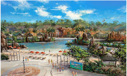 Concept art of a water park planned for Darwin. Darwin water park planned