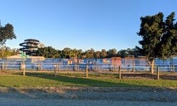 New water slide parts have arrived. Around the grounds at Village Theme Parks