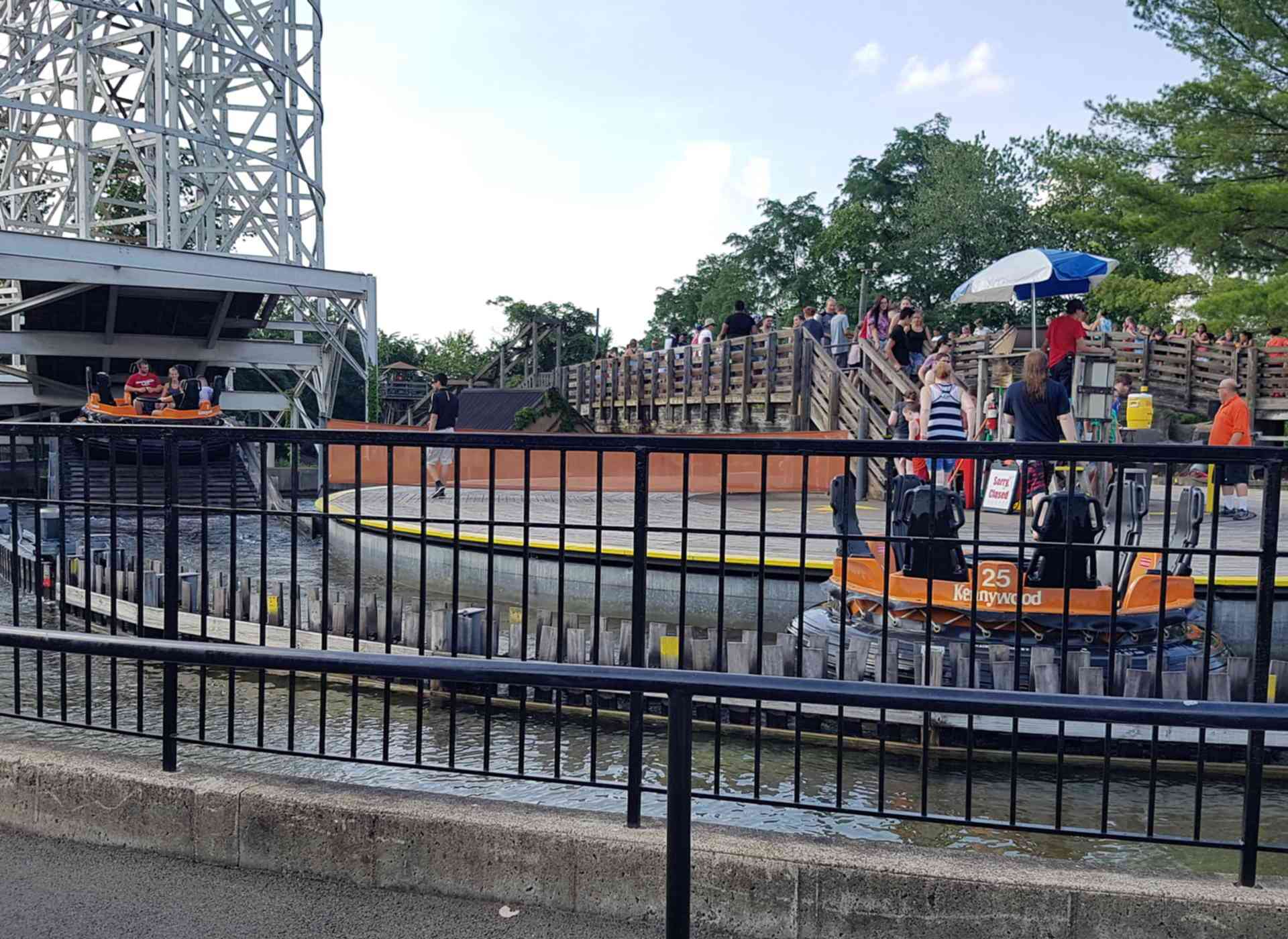 Raging Rapids Water Ride at Kennywood Park Parkz Theme Parks