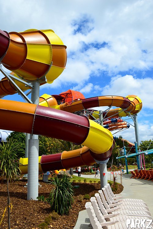 Triple Vortex Water Slide At Whitewater World Parkz Theme Parks