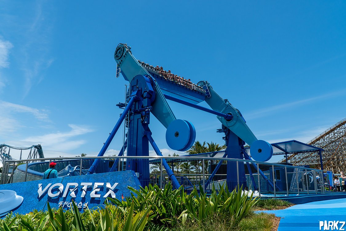 The Parkz Update: Sea World's dormant beast: up close with the Leviathan wooden roller coaster