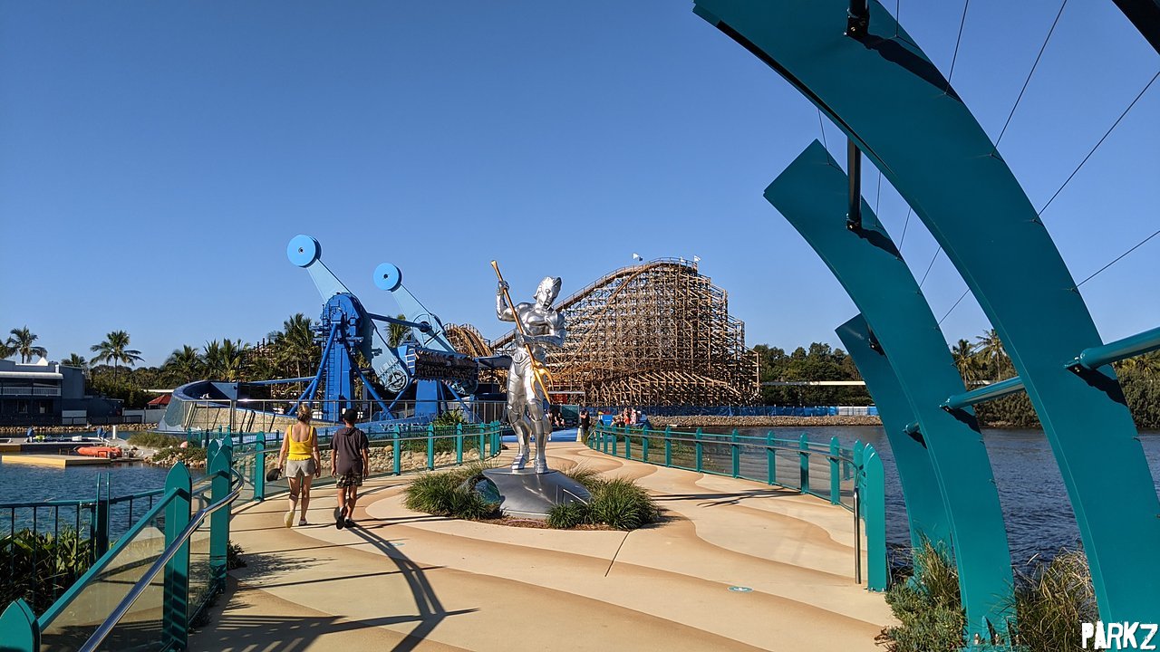 The Parkz Update: Leviathan wooden roller coaster nears completion at Sea World