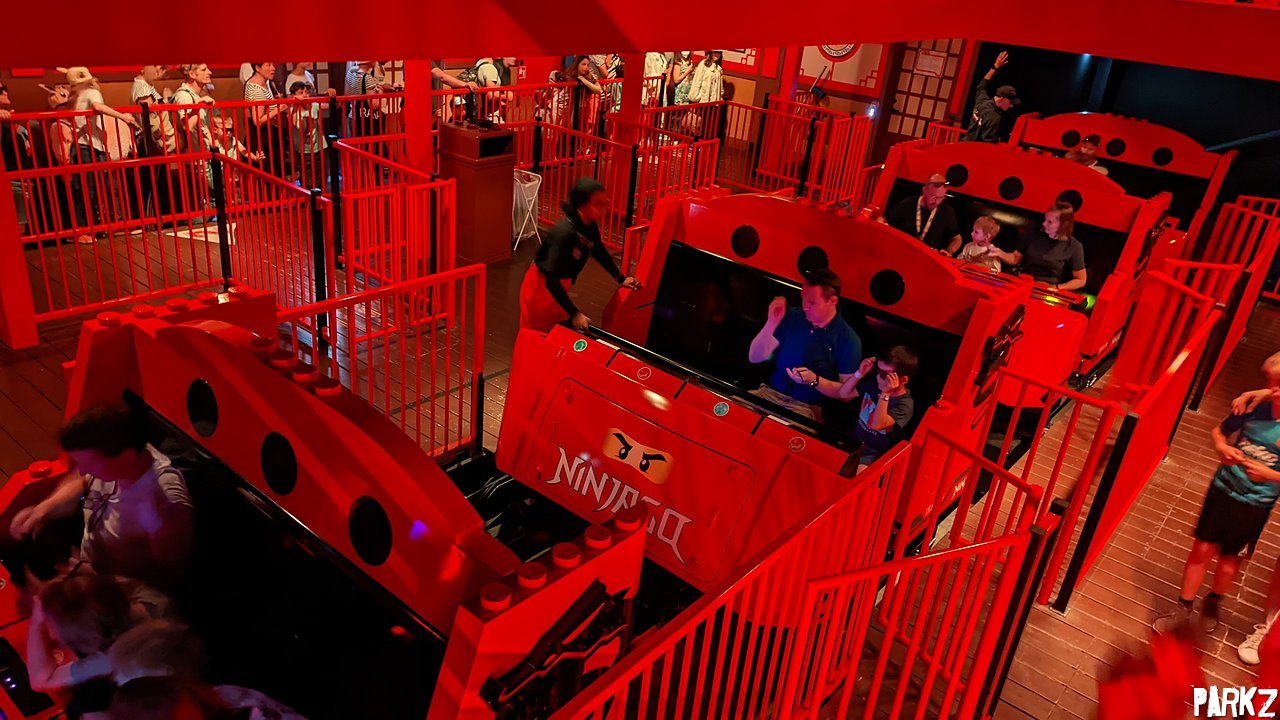Lego Ninjago The Ride Family Attraction Dark Ride at Legoland