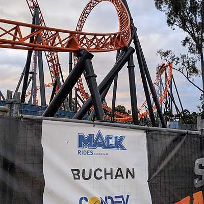 Steel Taipan Construction Parkz Theme Parks